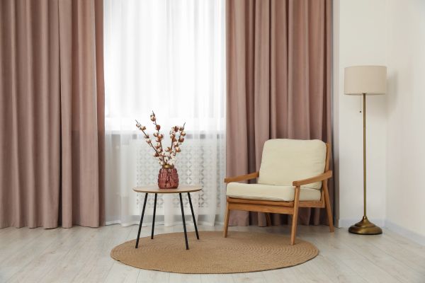 Coastal curtains elegant interior design